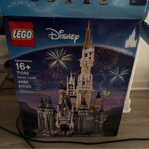 LEGO Disney Castle with Fireworks Display